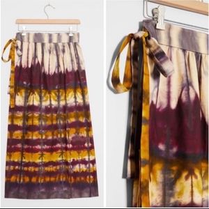 Anthropologie TINY Heidi Wrap Maxi Skirt
